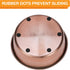 Neater Pet Brands Hammered Decorative Designer Bowls - Luxury Style Premium Dog and Cat Dishes (Large, Copper)...