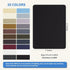 KING MOUNTAIN Canvas Repair Patch 9 x11 Inch 2 Pcs Self-Adhesive Waterproof Fabric Patch for Sofas, Tents, Furniture,Tote Bags, Car Seats (Black)...