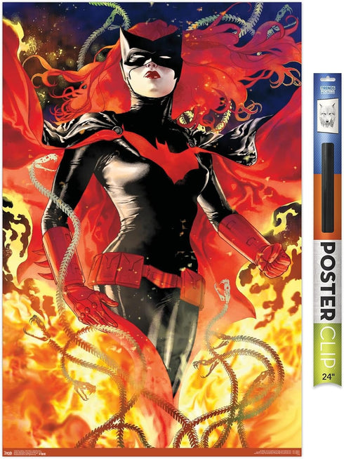 Trends International DC Comics - Batwoman - Batwoman #17 Wall Poster, 22.375" x 34", Premium Poster & Clip Bundle...