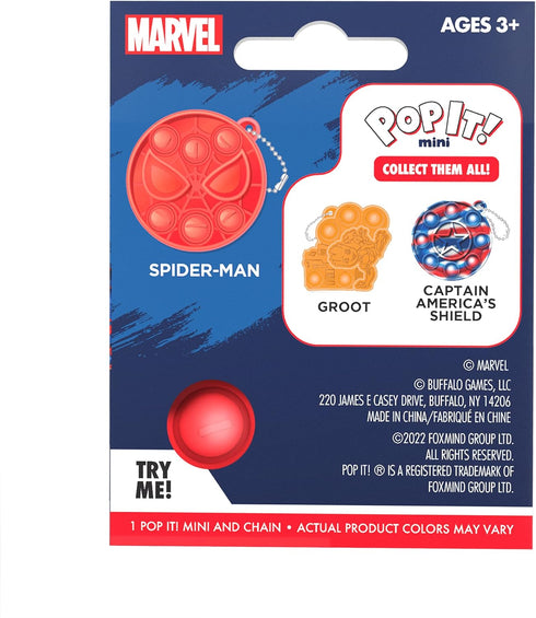 Pop It! Buffalo Games - Marvel MINI Spider Man...