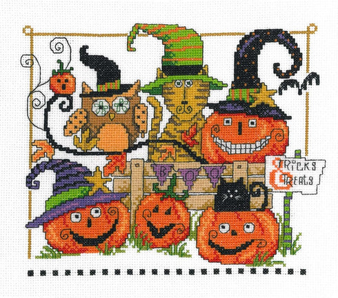 M & R Technologies Boo Friends Counted Cross Stitch Kit, multi-colored...