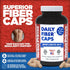 Yerba Prima Daily Fiber Formula - 180 caps (Pack of 2) - Soluble & Insoluble Dietary Fiber Supplement - Colon Cleanse - Gut Health - Vegan, Non-GM...