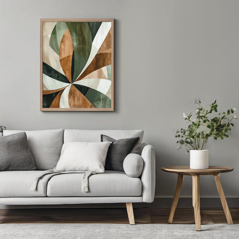 Posterizer 1 pcs-chic modern abstract shapes poster-green gold and black art 4-Abstract & Modern Art-Collectibles & Fine Art-Chic Home Decor- unfr...