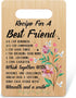 Friends Cutting Board, Kitchen Gifts for Women Friends, Bamboo Chopping Board Presents for Best Friend Bestie Sister Birthday Christmas, Recipe fo...