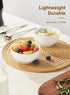 Yedio Small Bowls Set, White Ceramic Bowls of 6, 10 oz Porcelain Bowl for Kitchen Dessert Rice Side Dish Snack Soup Fruits Cereal Ice Cream, Micro...