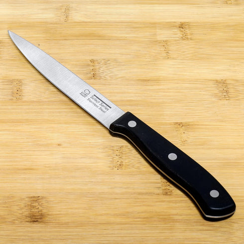 Chef Craft Select Utility Knife, 4.5 inch blade 9 inches in length, Stainless Steel/Black...