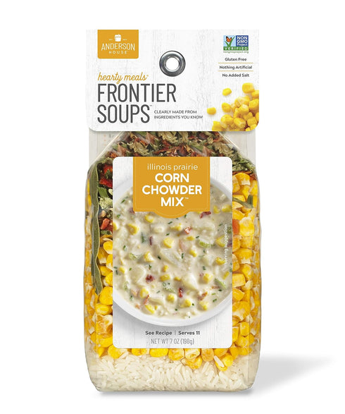 Frontier Soups Hearty Meals Illinois Prairie Corn Chowder Mix, 7 Ounce...