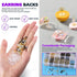 Swpeet 3053Pcs 3 Colors 4mm 6mm 8mm 10mm Earring Making Kit, Including Earring Posts, Gold Earring Backs, Open Jump Rings, Needle Nose Pliers, Elb...