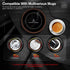 Electric Coffee Cup Warmer for Desk, Smart Coffee Mug Heater Warmer for Home Office, Warming Plate for Tea, Milk & Candle (No Cup, Wooden) – ENIGM...