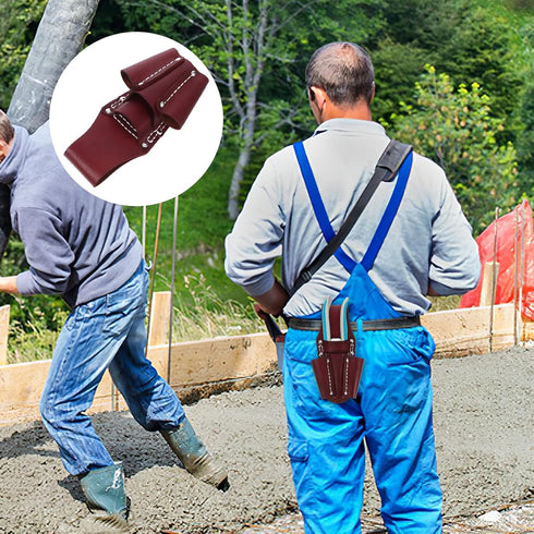 Tool Storage Bag Repairing Tool Bag Cowhide Storage Pouch Waist Pouch Portable Waist Bag...