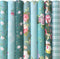 Mililanyo 8Pcs 18x22 inch Cotton Fabric Green Floral Rose Fat Quarters Fabric Pre-Cut Quilt Squares for Patchwork Quilting and DIY Sewing Projects...