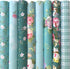 Mililanyo 8Pcs 18x22 inch Cotton Fabric Green Floral Rose Fat Quarters Fabric Pre-Cut Quilt Squares for Patchwork Quilting and DIY Sewing Projects...