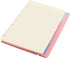 FILOFAX Refillable Pastel Notebook, A5 (8.25" x 5") Rose - 112 Cream moveable pages - Index, pocket and page marker (B115053U)...
