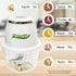 Electric Food Chopper Processor, 350ml / 11.8oz Capacity, Stainless Steel Blade for Garlic, Veggies, Onion, Nuts, Spices, Fruits - Cordless, Power...