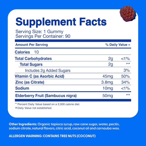 Feel Great Vitamin Co. Elderberry Gummies for Kids | Immune Support | Natural Antioxidant Immune Booster | with Vitamin C and Zinc | Gluten Free &...