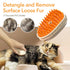 4-in-1 UV Spray Massage Grooming Brush, Bulit-in Cat Moss Lamp, Nano Spray Steam Brush for Removing Loose Fur, Water Brush for Long or Short Haire...