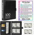 Sooez Savings Book 100 Envelopes Money Saving challenge Book with Laminated Tracker, A5 Money Saving Budget Binder with Cash Envelopes to Save $5,...