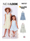 New Look Easy Children's and Girls' Sun Dress Sewing Pattern Kit, Code N6727, Sizes 3-4-5-6-7-8-10-12-14, Multicolor...