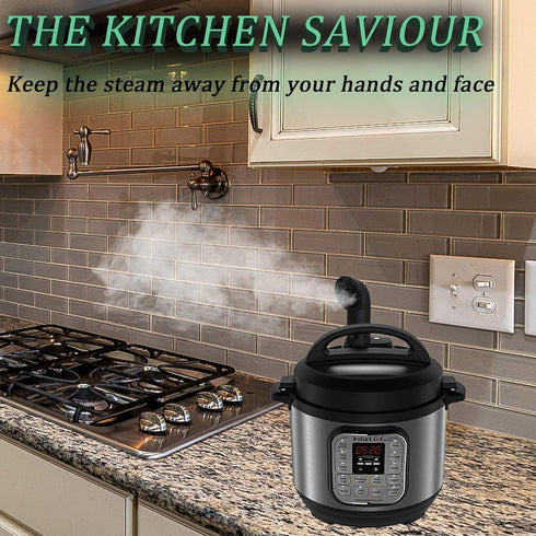 Steam Release Diverter for Instant Pot, Pressure Cooker Accessories - Silicone Steam Diverter Kitchen Cupboards/Cabinets Savior (DUO/Smart)...