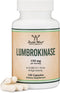 Lumbrokinase Enzymes Supplement - 120 Capsules (Max Activity 10,000 FU/Gram) 150mg per Serving (No Fillers, Non-GMO, Gluten Free) for Cardiovascul...