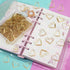 100 Pieces Gold Heart Paper Clips Cute Paper Clips Metal Journaling Paper Clamps Office Paperclips with Clear Plastic Box Paper Document Note Sort...