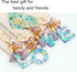 Initial Letter Keychains for Girls Women Pink Purple Green Cute Butterfly Heart Keychain for Backpack School Bag...
