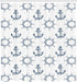 Ambesonne Ships Wheel Shower Curtain, Anchors and Steering Wheels Pattern Pirates Sailors Marine Themed Print, Cloth Fabric Bathroom Decor Set wit...