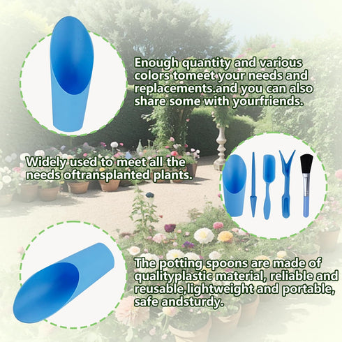 5 Pcs Mini Garden Tool Set Hand Tools Succulent Tools Transplanting Tools Set Succulent Care Plastic Kit Bonsai Potting Soil Indoor for Succulent ...