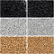 Rocailles Preciosa, Czech Round Glass Seed Beads. Two sizes: 9/0, 11/0. Three colors. Total 120 gr (4.2 oz). Jewelry Making Kit....