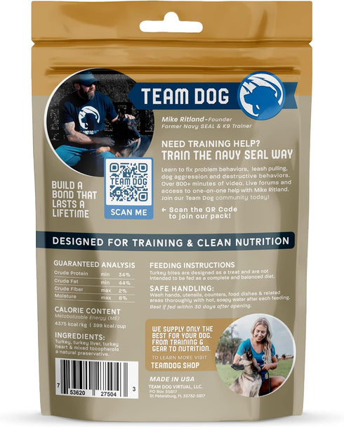 Freeze Dried Turkey Dog Treats for Training | Healthy Gluten Free, Grain Free Dog Treats | No Added Fillers, Flavoring or by-Products | for All Br...