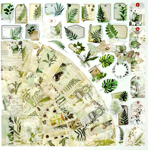 200 Pcs Vintage Ephemera Bundle Junk Journal Kit Scrapbook Supplies Paper Sticker Material Pack Scrapbooking Kit for Art Journaling Bullet Journal...