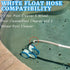Universal Cleaner White Floating Hose Compatible with Hayward PVX280PK2 for Pool Cleaner 2-Wheel 4-Wheel Pool Cleaner Parts 896584000-280 White 2 ...