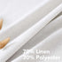 H.VERSAILTEX Elegant Natural Linen Semi Sheer Blended Energy Efficient Light Filtering Linen Textured Curtains/Nickel Grommet Window Treatments Pa...