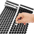 Self Adhesive Dots - 800pcs (400 Pairs) 0.79" Diameter Waterproof Sticky Back Hook Dot Loop Dot for School, Office, Home, Mounting Arts & Crafts ?...