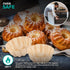 Mini Fluted Tube Pan Liner for Baking (25 Pack) Disposable Paper Cake Pan Liners for Baking Nonstick Paper Mold Liners for Baking Mini Angel Food ...