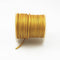 Glory Qin Soft Round Genuine Jewelry Leather Cord Leather Rope (Gold 2mm 10 Yards)...