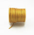 Glory Qin Soft Round Genuine Jewelry Leather Cord Leather Rope (Gold 2mm 10 Yards)...