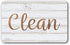 Dark Brown & White Wood Clean Dirty Magnet for Dishwasher, Reversible Dishwasher Magnet Clean Dirty Sign, Magnetic Dish Washer Sign Indicator, Far...