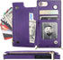 Bocasal Crossbody Wallet Case for iPhone SE 2022/SE 2020/7/8 with Card Holder,Zipper Card Slot Protector Shockproof Purse Cover with Removable Cro...