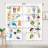 Cinbloo ABC Alphabet Kids Curtains 41W x 62L Inch Sheer Rod Pocket Cartoon Animal Baby Boys Bedroom Decor Child Nursery Funny Learning Educational...