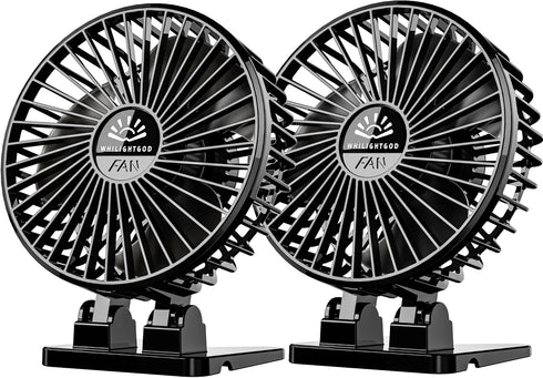 2Pack Desk Fan, USB Fan for Desk, Mini Desk Fan, 3 Speed Rotation Strong Wind, Protable Small Desktop Cooling Fan, Quite Mini Personal Fan for Hom...