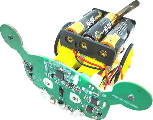 Line Following Robot Kit Smart Robot Assembly Project Kit Obstacle Avoidance Robot with Music DIY Kit Educational Robot Toy, Medium...