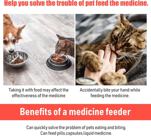 Nuanchu 4 Pieces Pet Pill Plunger Popper for Small Cats Dogs Pill Gun Dispenser Shooter Pet Piller Soft Tip Tablet Syringe Pusher Animal Medicine ...