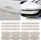 BOHISEN 10pcs Car Rhinestone Bling Door Handle Reflective Trim Stickers Universal Side Rear View Mirror Safety Scratch Resistant Protector Cover f...