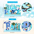 Blulu 2 Pcs Beach Table Signs Ocean Wood Table Decorations Beach Is My Happy Place Sign Under The Sea Animal Coastal Tabletop Centerpieces Nautica...