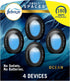 Febreze Small Spaces, Plug in Air Freshener Alternative for home, Odor Fighter Air Freshener, Ocean Scent,25 fl. oz, Pack of 4...