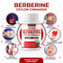 Organic Berberine with Ceylon Cinnamon 2175mg - Premium berberine supplement high purity extract USDA Organic, support immune system, Berberine Pl...