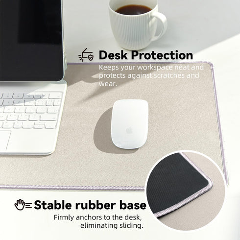 Waterproof Large Gaming Mouse Pad with Durable Stitched Edges, Non-Slip Rubber Base, Smooth Surface Mouse Mat Desk Pad for Home Office Gaming, 27....