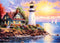 500 Piece Puzzle for Adults-Lighthouse | Recycled Cardboar Jigsaw Puzzles 500 Pieces | Challenging Family Activity Great Gift Idea for Family Frie...