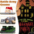 Military Gnomes Funny Army with Guns AK47 Garden Decor Outdoor Statue Figurines Lawn Yard Decoration Resin (B)...